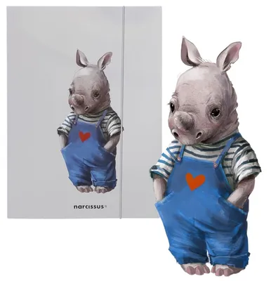 Immagine prodotto di Teczka A4 na gumkę Nosorożec CUTE