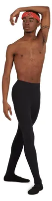 Produktbild von Capezio Herren Strumpfhose mit Fuß Enge Passform, Schwarz, Medium