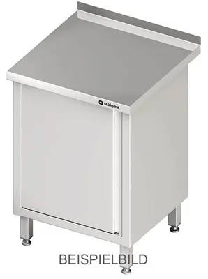Obrázek produktu pro Pracovní skříň s výklopnými dveřmi, 600x700x850 mm, s podstavcem, svařovaná