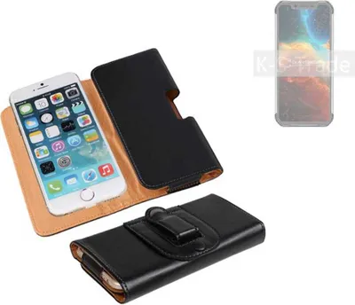 Produktbild von K-S-Trade Schützhülle Handyhülle kompatibel mit Blackview BV9600 Holster Gürtel Tasche Schutzhülle Handy-Tasche Smartphone Case Seitentasche