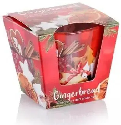 Image de Bougie parfumée pain d'épices et orange, 115g