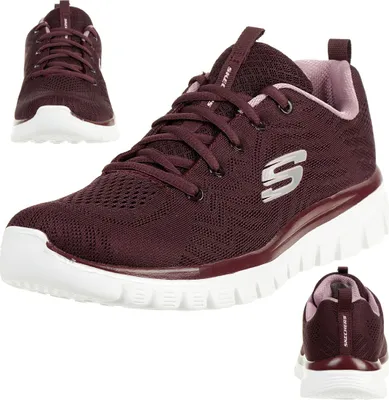 Produktbild von Skechers Graceful - Get Connected - Wine Polyester Größe: 39 Normal
