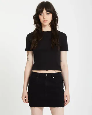 Image de Volcomstone Tight Crop Noir XS