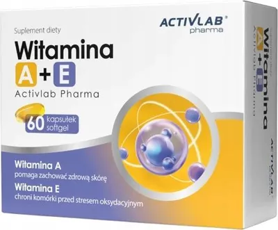 Image de Vitamines A+E capsules molles Activlab Pharma