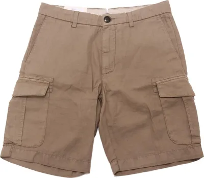 Produktbild von 5107AE bermuda uomo ELEVENTY beige Baumwolle/linen cargo shorts man