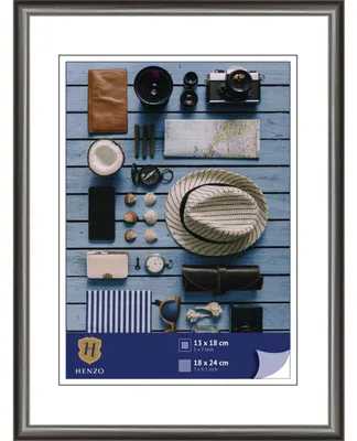 Obrázok produktu pre Henzo plastový rám Napoli 18x24 cm oceľ čierna