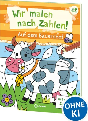 Produktbild von Wir malen nach Zahlen! - Auf dem Bauernhof
