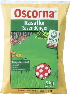 Produktbild von Rasendünger Oscorna Rasaflor organischer Dünger 5 kg 100 m²