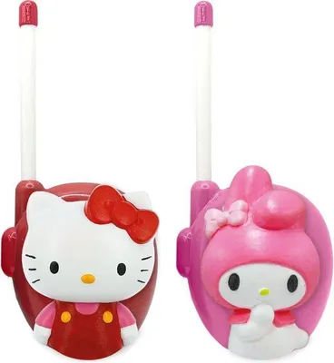 Immagine prodotto di Walkie-talkie 3D Hello Kitty, portata 50 metri, dai 4 anni in su