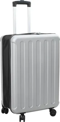 Produktbild von "2026 Promotion" Koffer mit Schloss Silber 43x27x66 cm ABS Kunststoff - Trolleys CC26003