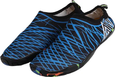 Produktbild von 1 Paar Wasserschuhe schnell trocknen atmungsaktiven elastischen bequemen Socken zum Wandern Camping Schwarz Blau Größe 38