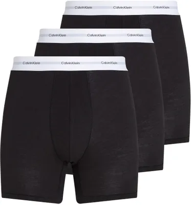 Zdjęcie produktu dla Calvin Klein, zestaw 3 par męskich bokserów typu slip, czarne, z logo