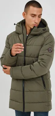 Produktbild von INDICODE IDHersh Steppjacke Herren Parka Winterjacke Steppparka gefüttert mit Kapuze