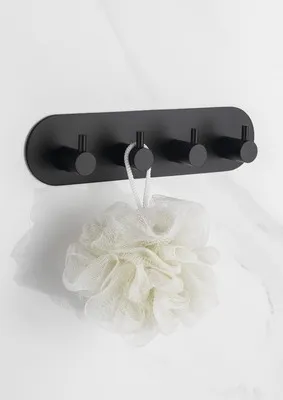 Obrázek produktu pro Čtyřháček form&style k nalepení černá WE KW51