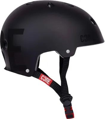 Produktbild von Core Street Stunt-Scooter Skate Dirt Helm Schwarz/Logo Schwarz L/XL (59-61cm)