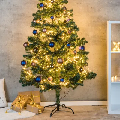 Produktbild von Künstlicher Weihnachtsbaum Tannenbaum, 180cm hoch, grün