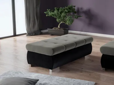 Obrázek produktu pro Taburet ABEL 2 - černý / šedý
