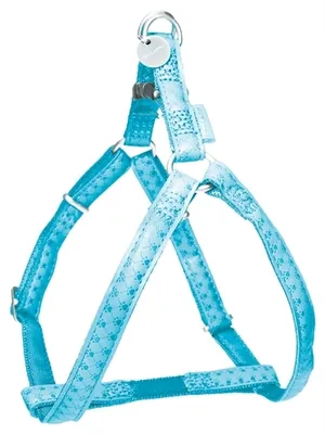 Immagine prodotto di Pettorina per cani MAC LEATHER turchese 15mm Zolux