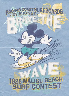Obrázek produktu pro Disney nástěnná malba Mickey Mouse v modré barvě - 610729 - 200 x 280 cm