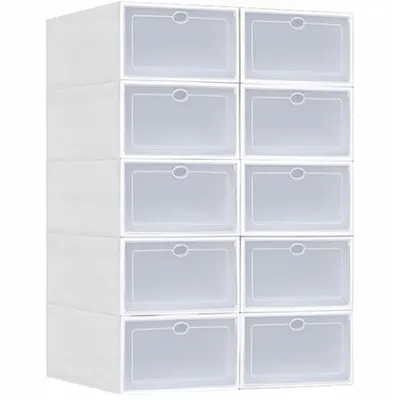 Obrázok produktu pre 10x Box na organizér na topánky s chlopňou