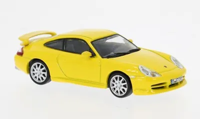 Produktbild von Tarmac Works T64G-069-YL - 1/64 - Porsche 911 GT3 (996), gelb - Neu