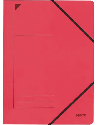 Image de Leitz 3980-00-25 3980 Pinces d'angle - A4, 250 feuilles, carton Pendarec (RC),, rouge