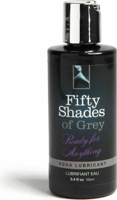 Produktbild von Lovehoney Fifty Shades of Grey Ready for Anything, 100 ml, Gleitmittel auf Wasserbasis, Masturbation, Vaginal, Gesamter Körper, Flasche, 1 Stück(e)