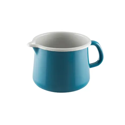Obrázek produktu pro Riess Hrnec na omáčku Ø12cm 1 litr Smalt Nouvelle Aquamarine extra silný Indukce