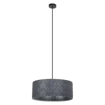 Zdjęcie produktu dla LEDVANCE ciemnoszara 3-światłowa dekoracyjna lampa wisząca wykonana z filcu i metalu, E27, 480 mm, ciepłe światło dzięki tkanemu abażurowi, trwała dzięki wymiennemu źródłu światła, łatwy montaż