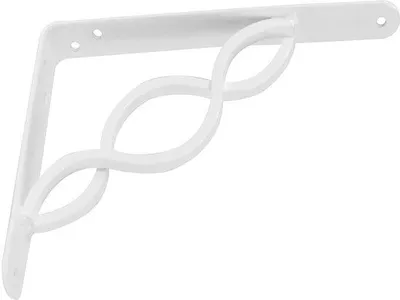 Image de Support mural Unyqoos® pour étagères en acier – supports d'étagères robustes, capacité de 195 kg par angle, montage facile pour cuisine, salle de bain, chambre et bureau