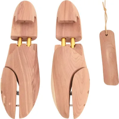 Produktbild von vidaXL Schuhspanner mit Schuhlöffel EU 36-37 Massivholz Zeder