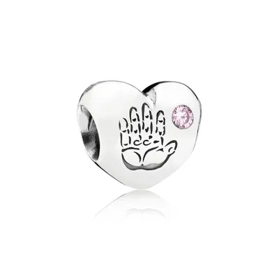 Image de PANDORA, charm en argent, collection Bébé, pour fille, référence 791280PCZ