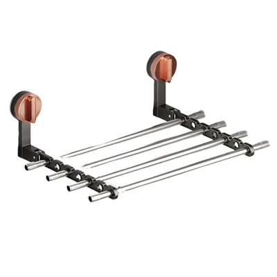Produktbild von Faltbarer Saugknopf-Wäscheständer ohne Bohren, stark tragfähig, vielseitig, für Bad & Balkon, Aluminium, Grau, 40cm