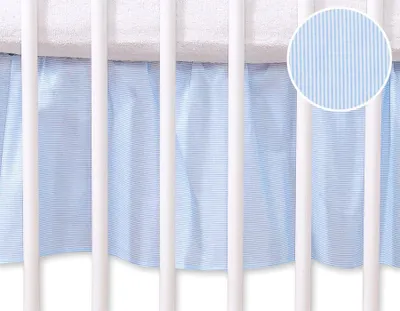 Immagine prodotto di Calzino per culla - Wijdk - 100 % cotone - Mascherina - 120 x 60 cm - righe blu