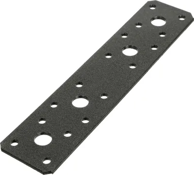 Produktbild von Alberts 822873 DURAVIS® Flachverbinder, schwarzdiamant duplexbeschichtet, Größe 180 x 40 x 3 mm, 30er Set