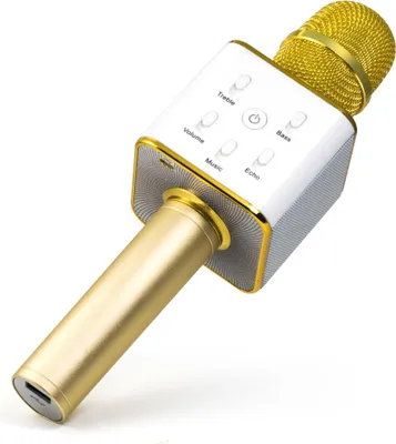 Immagine prodotto di Technaxx BT-X31 Oro, Bianco Microfono per karaoke