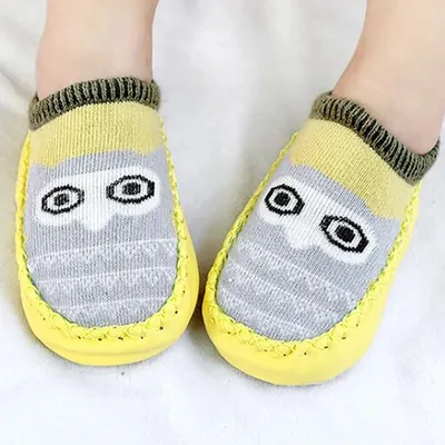Immagine prodotto di Ciabatte - Ciabatte - Scarpe per neonati - Calzini per neonati - Scarpe per neonati - Antiscivolo - Giallo - Regalo per la maternità - Regalo - Ciabatte per neonati - Scarpe per neonati - Calzini per neonati