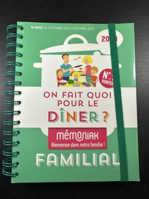 Image de On fait quoi pour le dîner ? Agenda Mémoniak 2023, 16 mois de recettes pour tous les soirs