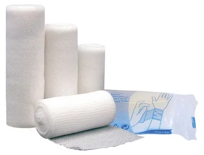 Produktbild von Gramm Medical Fixierbinde DIN 61 634, 4 cm x 4 m