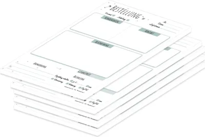 Image de PRICARO Bloc de réception de"Pissenlit", A5, 5 pièces