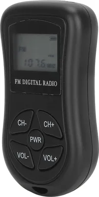 Zdjęcie produktu dla KDKA?600 Profesjonalny przenośny odbiornik FM stereo z wyświetlaczem LCD i słuchawkami