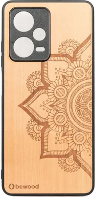 Produktbild von Holzhülle Bewood Xiaomi Redmi Note 12 5G, Mandala Apfelbaum