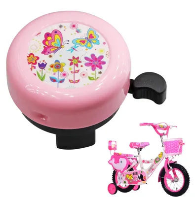 Produktbild von Fahrradklingel für Kinder, rosa Fahrradklingel für Mädchen und Jungen