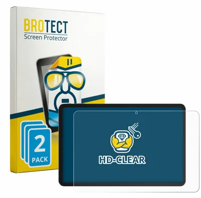 Produktbild von 2x Für Tecno MEGAPAD 2 Schutzfolie BROTECT Displayschutz Display Schutz Folie Klar Transparent