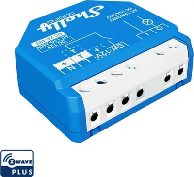 Obrázok produktu pre 1-kanálové relé Z-Wave 16 A, bezpotenciálové, automatizácia inteligentnej domácnosti
