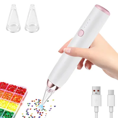 Image de Stylo pour peinture diamant - Électrique et sans fil - Pour la peinture diamant - 1 pièce