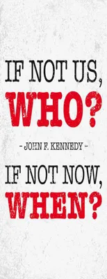 Produktbild von vianmo Holzschild 27x10 cm John Kennedy If not us who Spruch Zitat