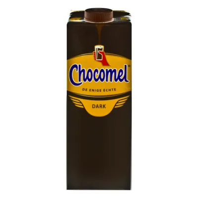 Produktbild von Chocomel Dark Choco Kakao Karton, Trinkschokolade, Holland Schoko, Dunkle Trink Schokolade, 1 L