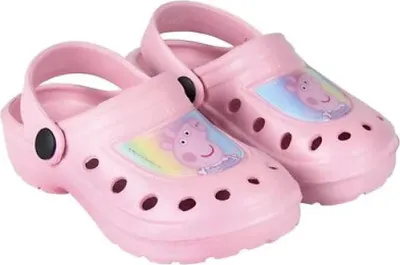 Produktbild von Peppa Pig Wutz Clogs Kinder Sandalen Badeschuhe Latschen – Rosa / 29