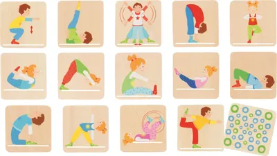 Image de Goki Jeu de mémoire en bois Gymnastique, 32 pcs.